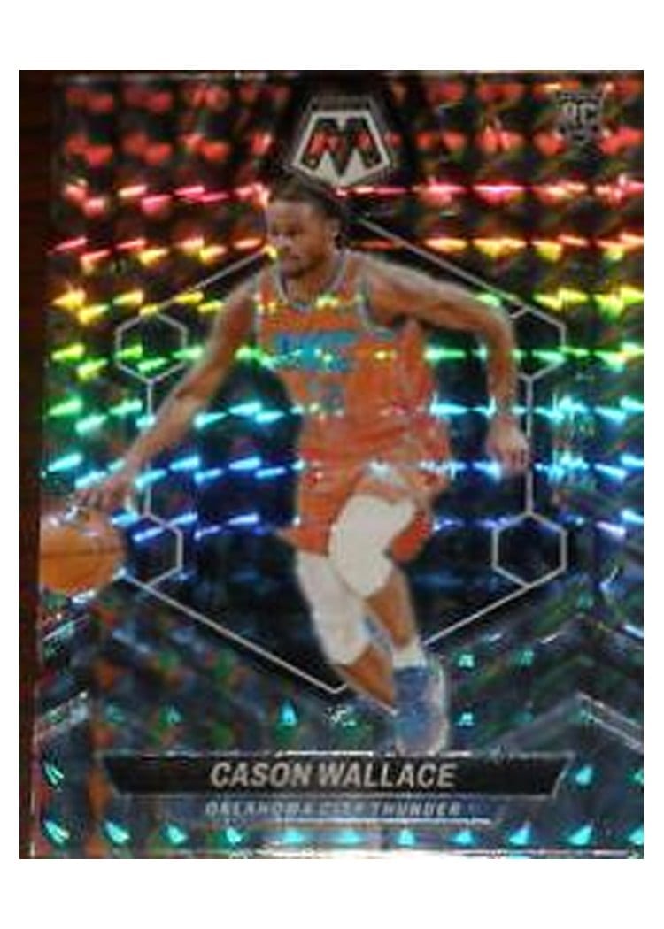 2023-24 Panini Mosaic Base Set Cason Wallace #218 card