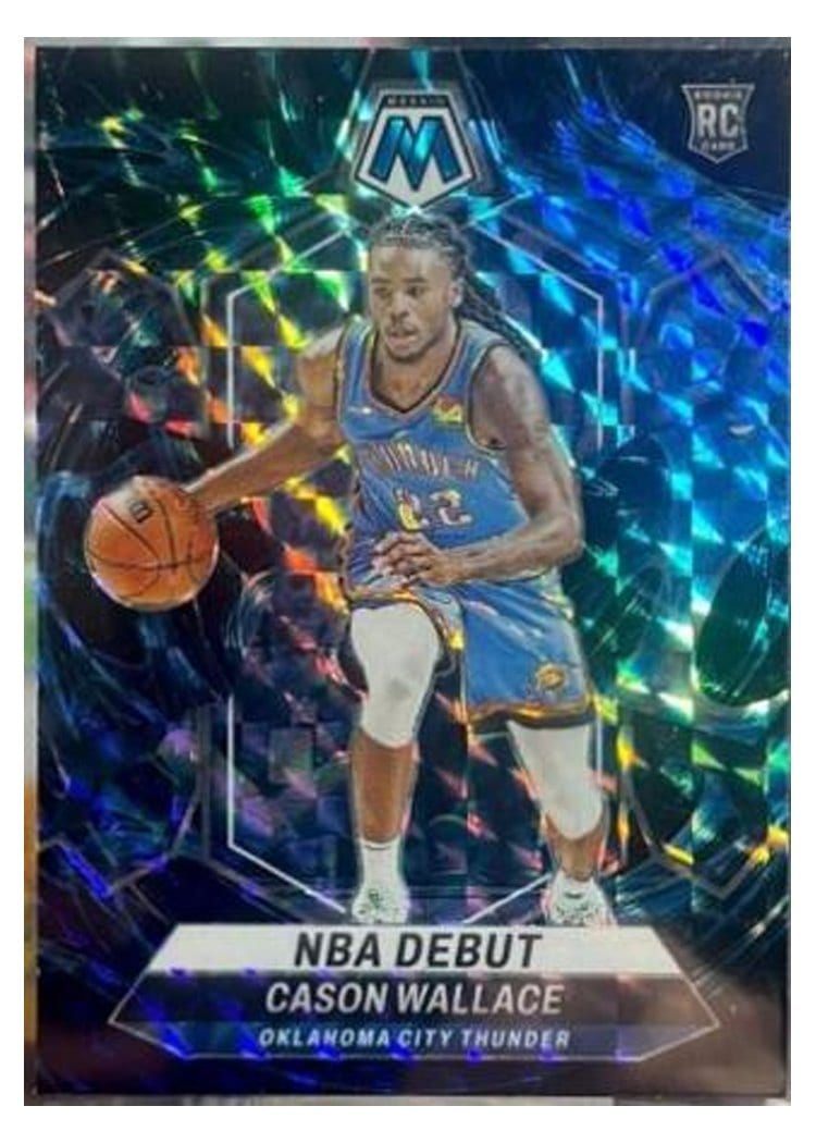 2023-24 Panini Mosaic Base Set Cason Wallace #218 card