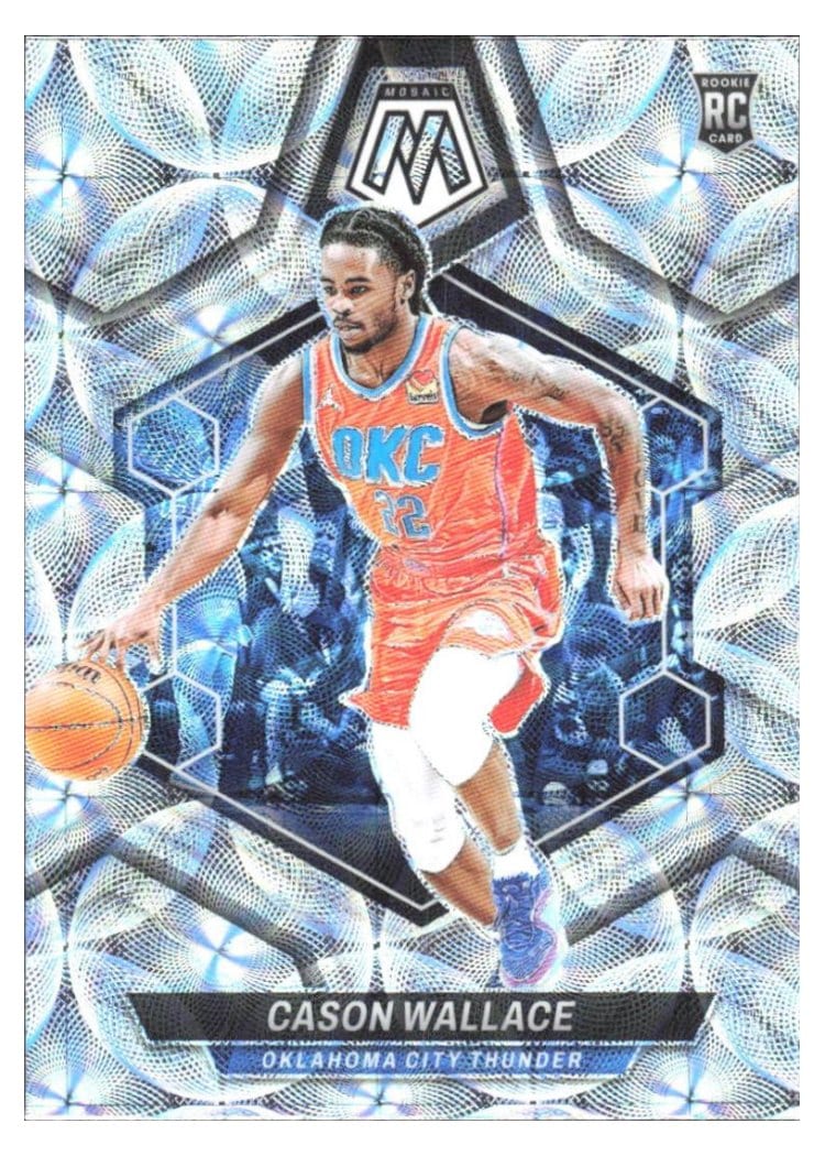 2023-24 Panini Mosaic Base Set Cason Wallace #218 card
