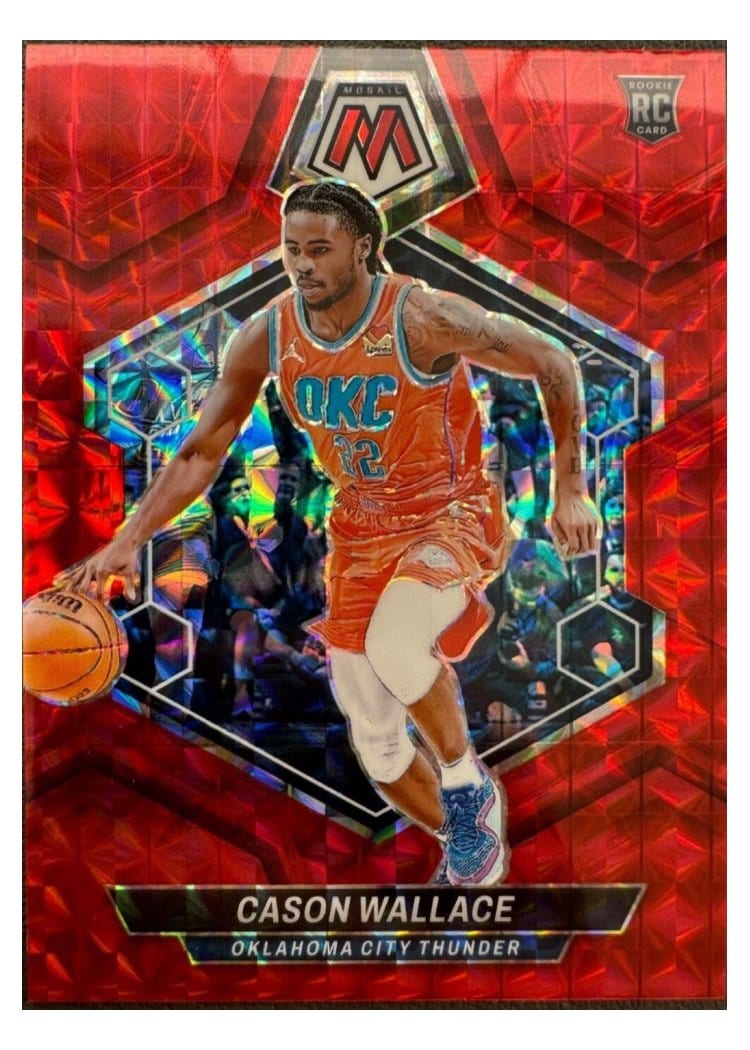 2023-24 Panini Mosaic Base Set Cason Wallace #218 card