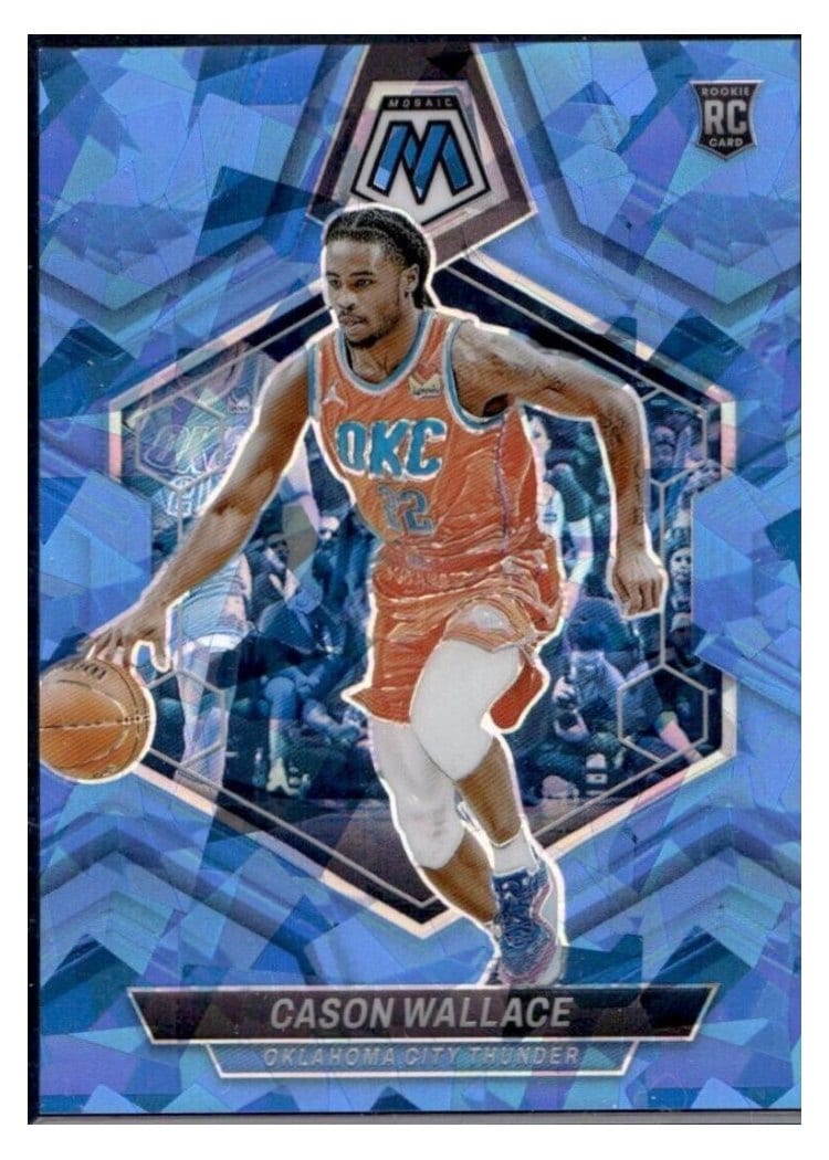 2023-24 Panini Mosaic Base Set Cason Wallace #218 card