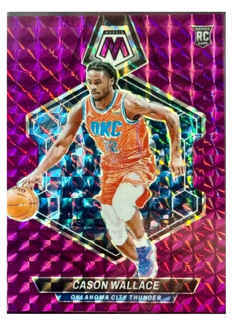 2023-24 Panini Mosaic Base Set Cason Wallace #218 card