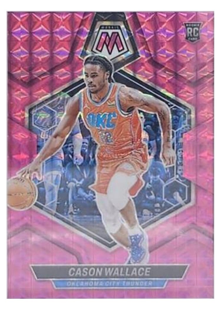 2023-24 Panini Mosaic Base Set Cason Wallace #218 card