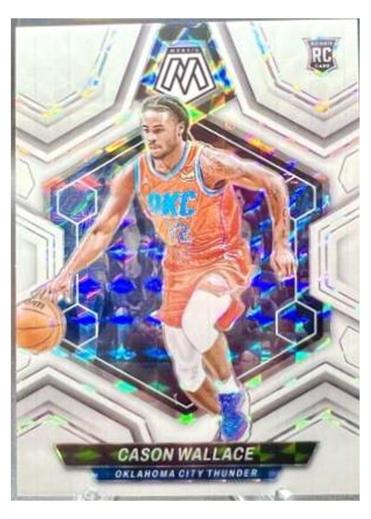 2023-24 Panini Mosaic Base Set Cason Wallace #218 card