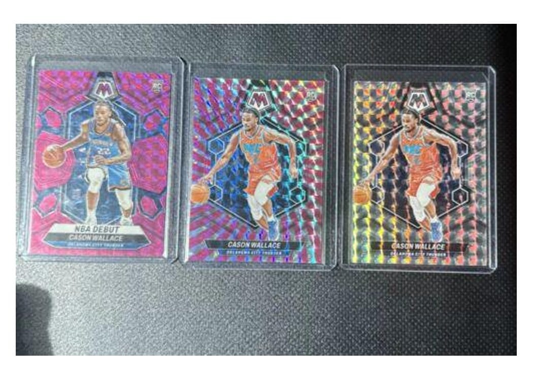 2023-24 Panini Mosaic Base Set Cason Wallace #218 card