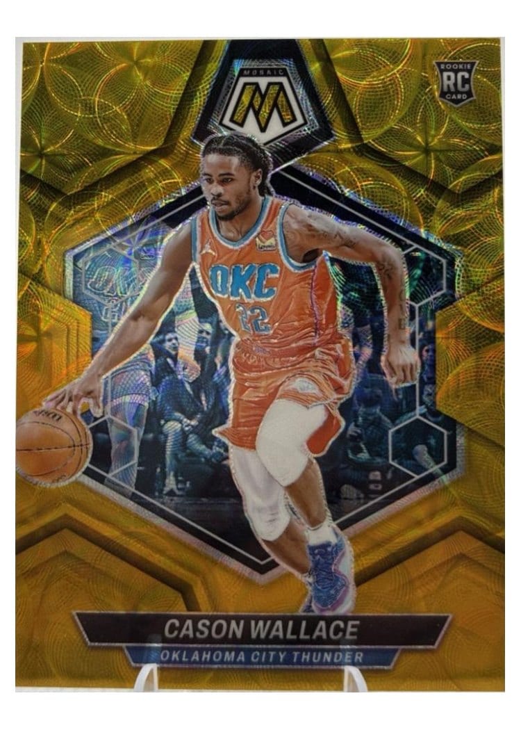 2023-24 Panini Mosaic Base Set Cason Wallace #218 card