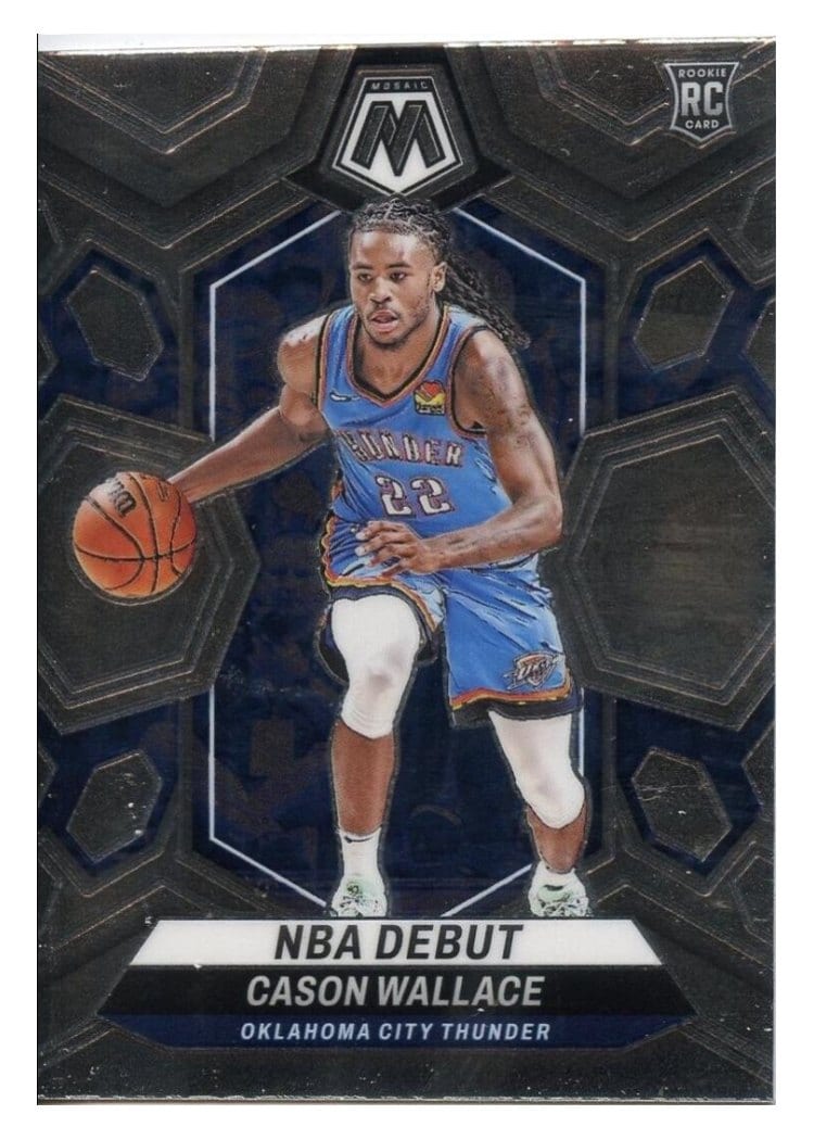 2023-24 Panini Mosaic Base Set Cason Wallace #258 card