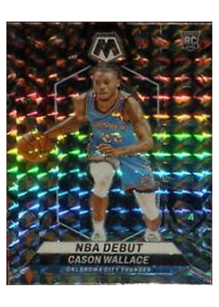 2023-24 Panini Mosaic Base Set Cason Wallace #258 card