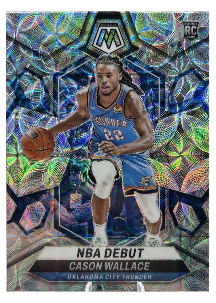 2023-24 Panini Mosaic Base Set Cason Wallace #258 card