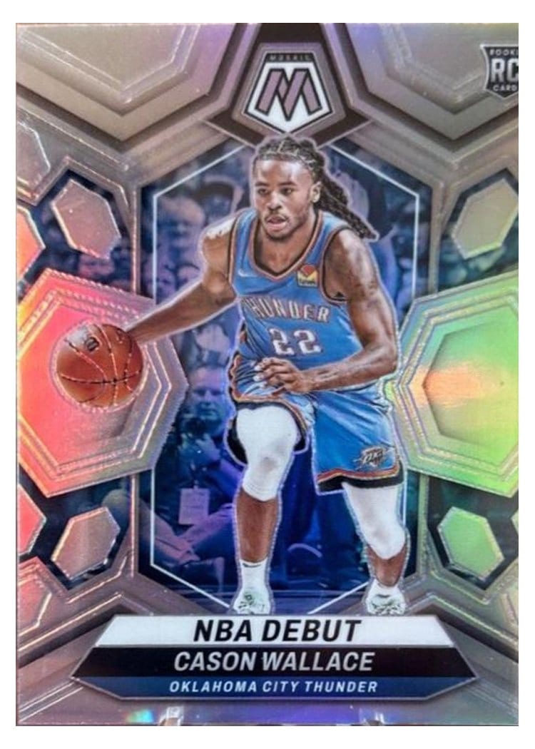 2023-24 Panini Mosaic Base Set Cason Wallace #258 card