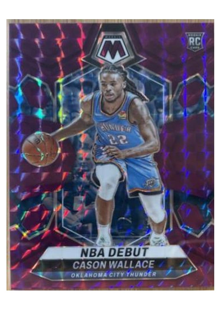 2023-24 Panini Mosaic Base Set Cason Wallace #258 card