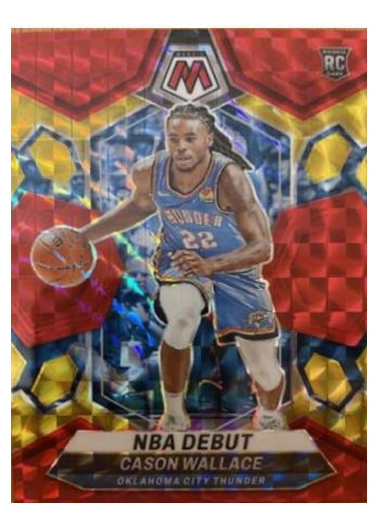 2023-24 Panini Mosaic Base Set Cason Wallace #258 card