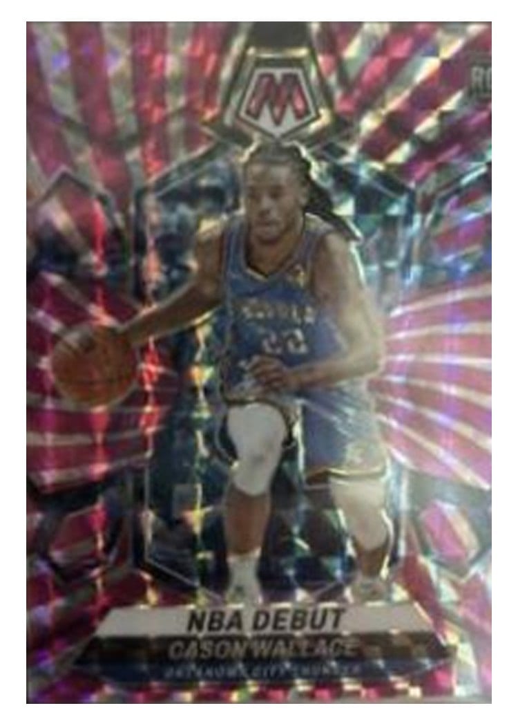 2023-24 Panini Mosaic Base Set Cason Wallace #258 card