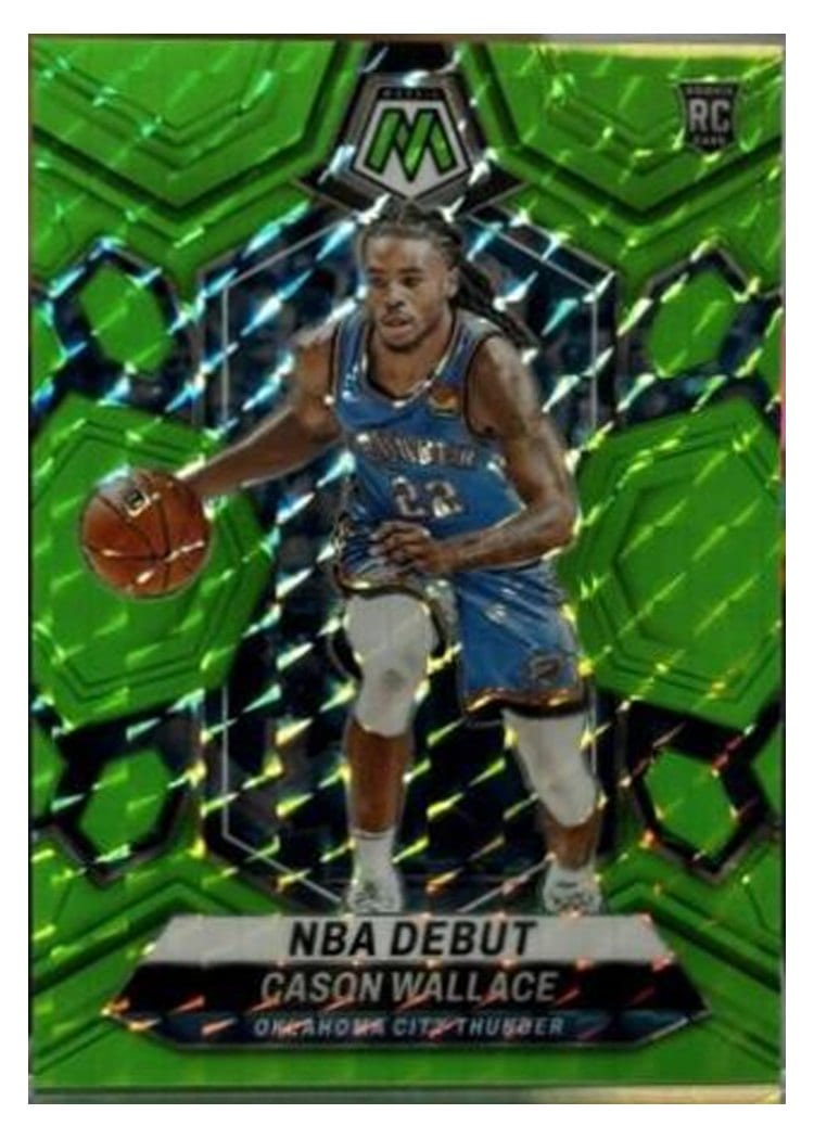2023-24 Panini Mosaic Base Set Cason Wallace #258 card