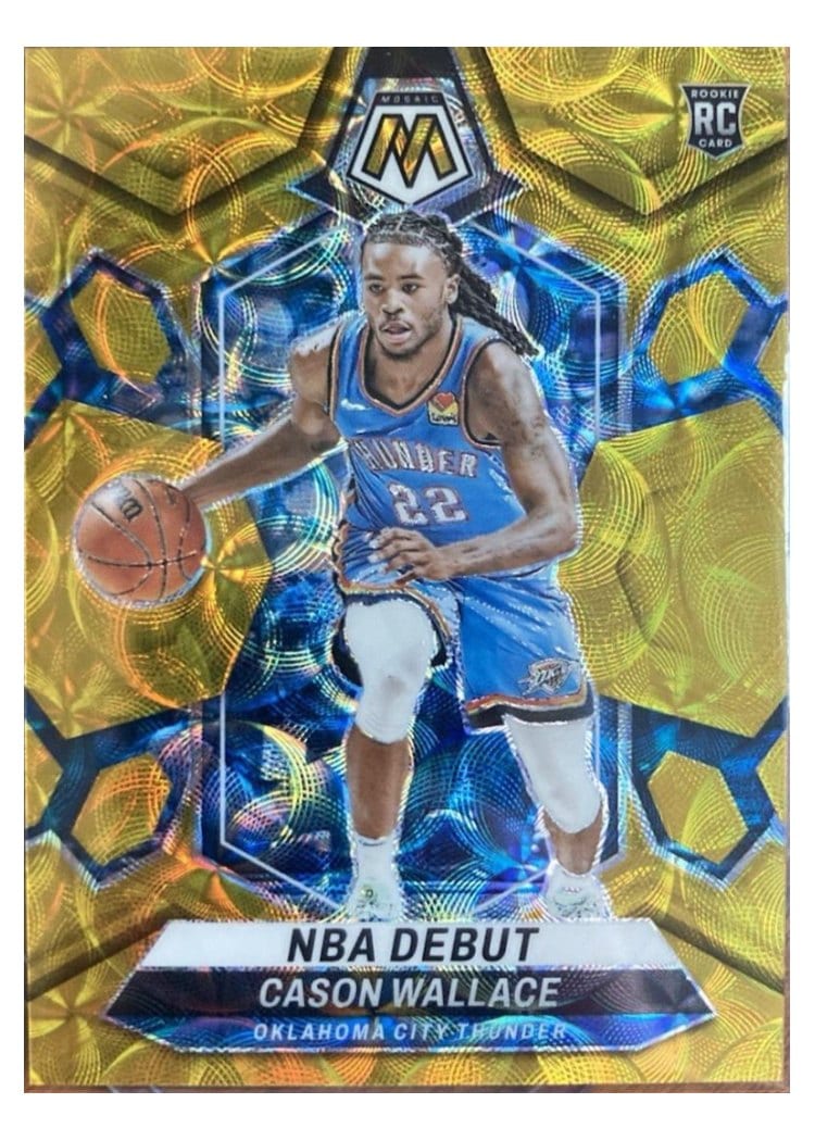2023-24 Panini Mosaic Base Set Cason Wallace #258 card