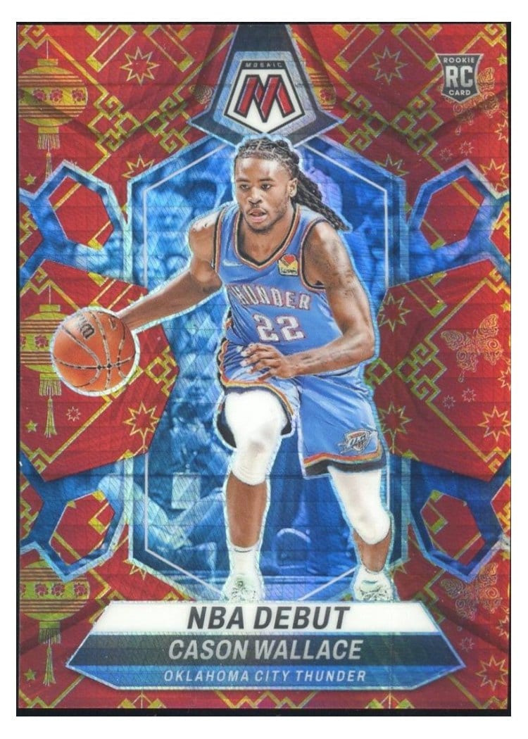 2023-24 Panini Mosaic Base Set Cason Wallace #258 card
