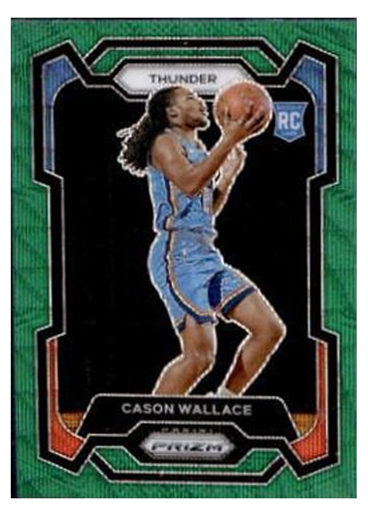 2023-24 Panini Prizm Base Set Cason Wallace #139 card