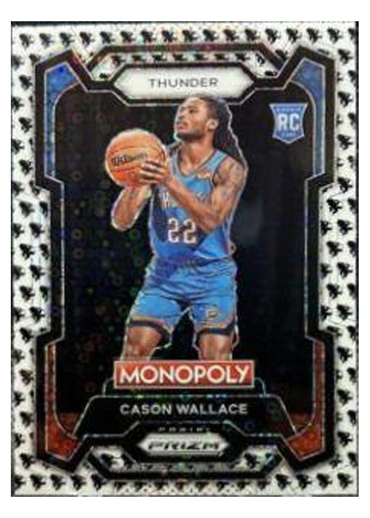 2023-24 Panini Prizm Monopoly Base Set Cason Wallace #63 card
