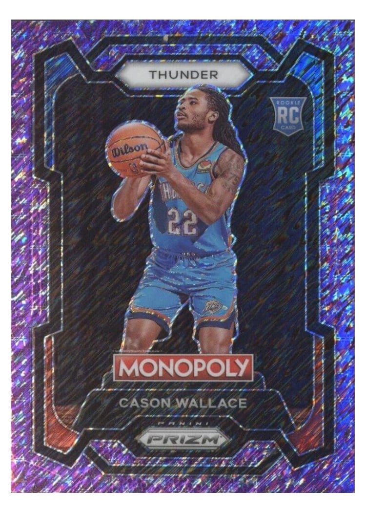 2023-24 Panini Prizm Monopoly Base Set Cason Wallace #63 card