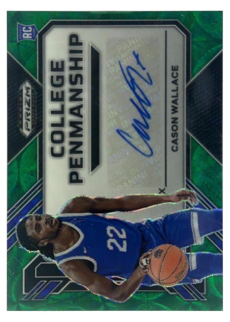 2023-24 Panini Prizm Rookie Penmanship Cason Wallace #RP-WCE card