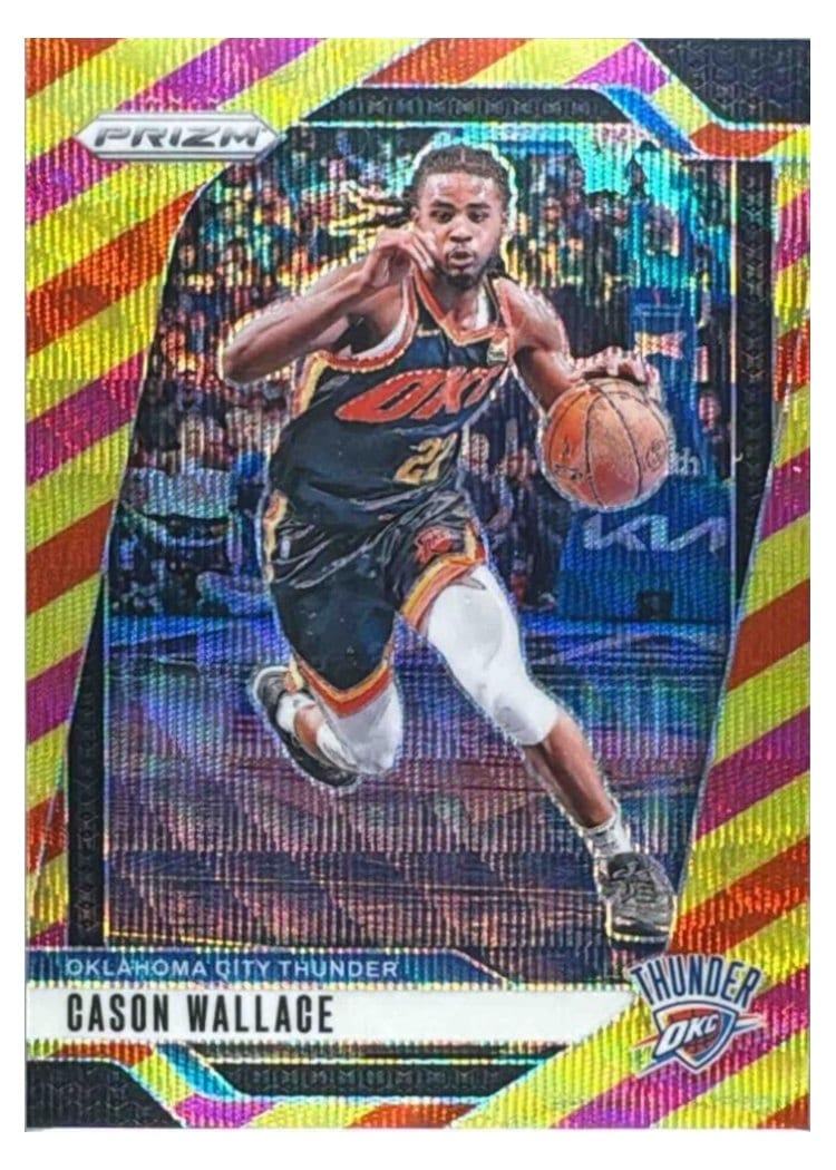 2024-25 Panini Prizm Base Set Cason Wallace #212 card