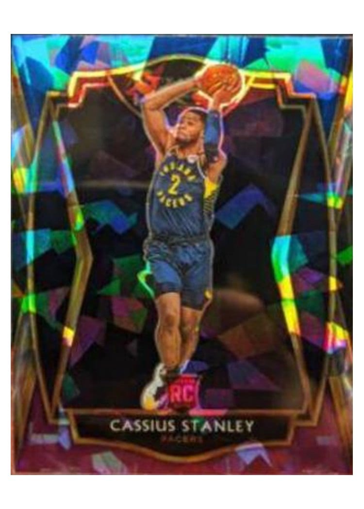 2020-21 Panini Select Base Set Cassius Stanley Blue White Purple Ice #199 card