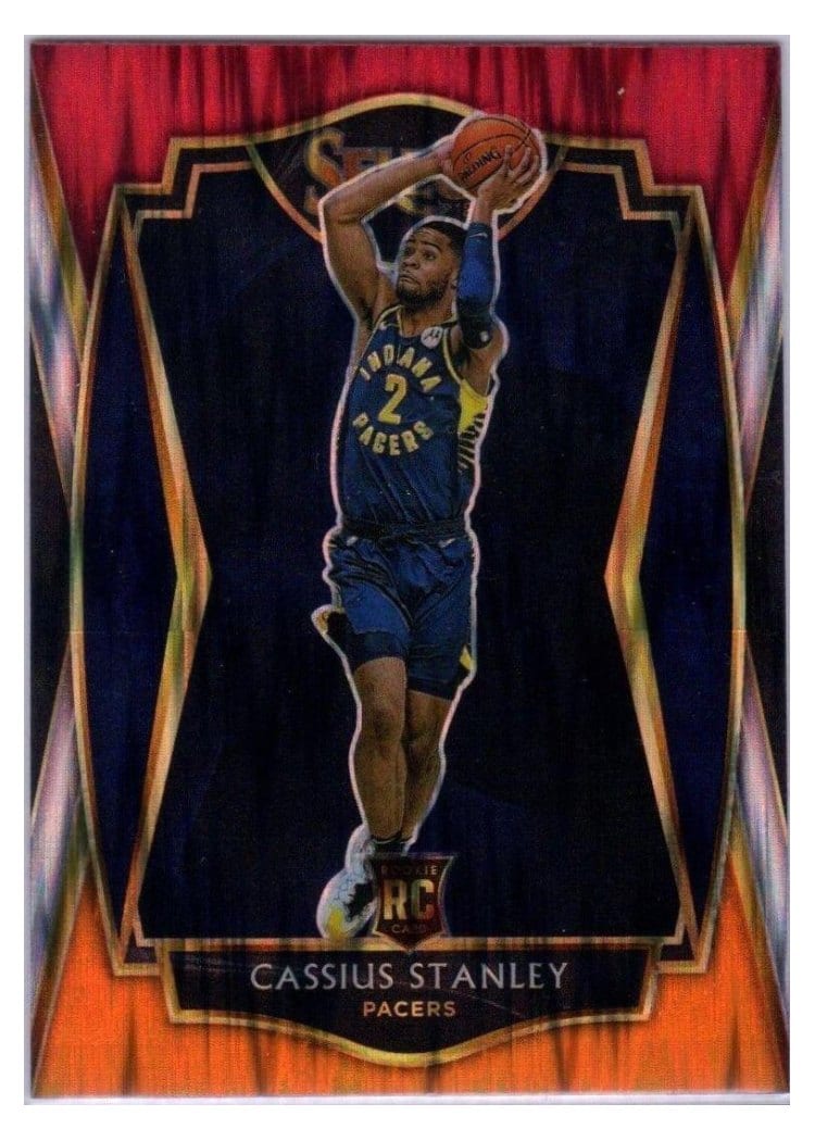 2020-21 Panini Select Base Set Cassius Stanley Red White Orange Flash #199 card