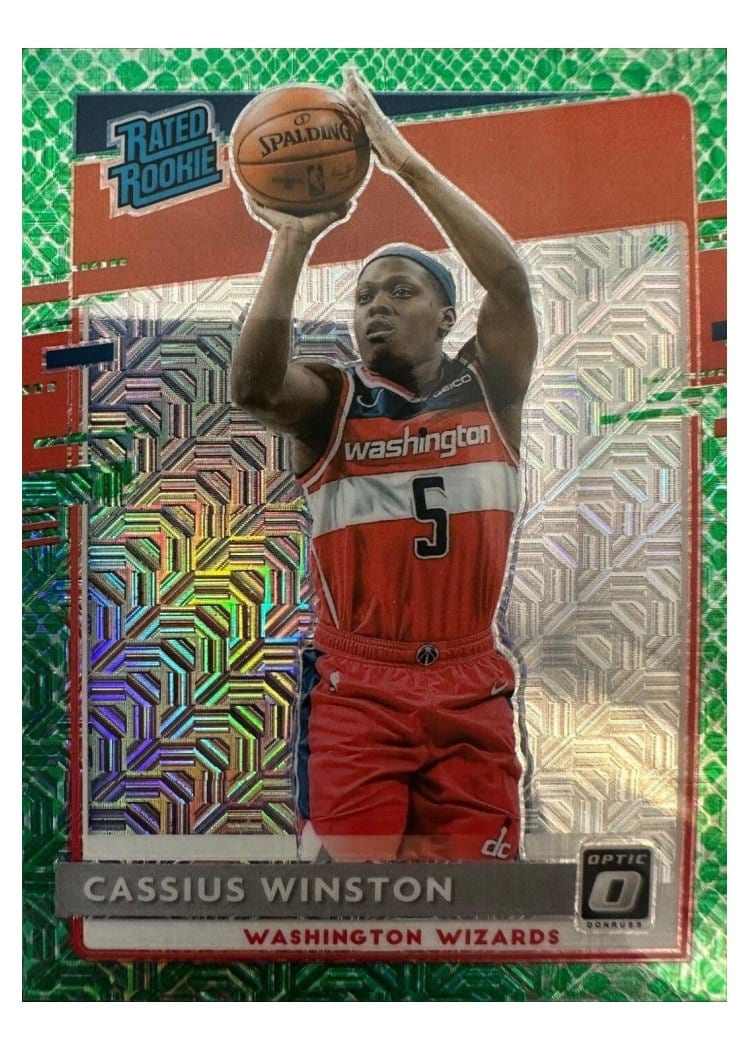 2020-21 Donruss Optic Base Set Cassius Winston #198 card