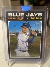 2020 Topps Heritage Real One Autographs Cavan Biggio #ROA-CB card