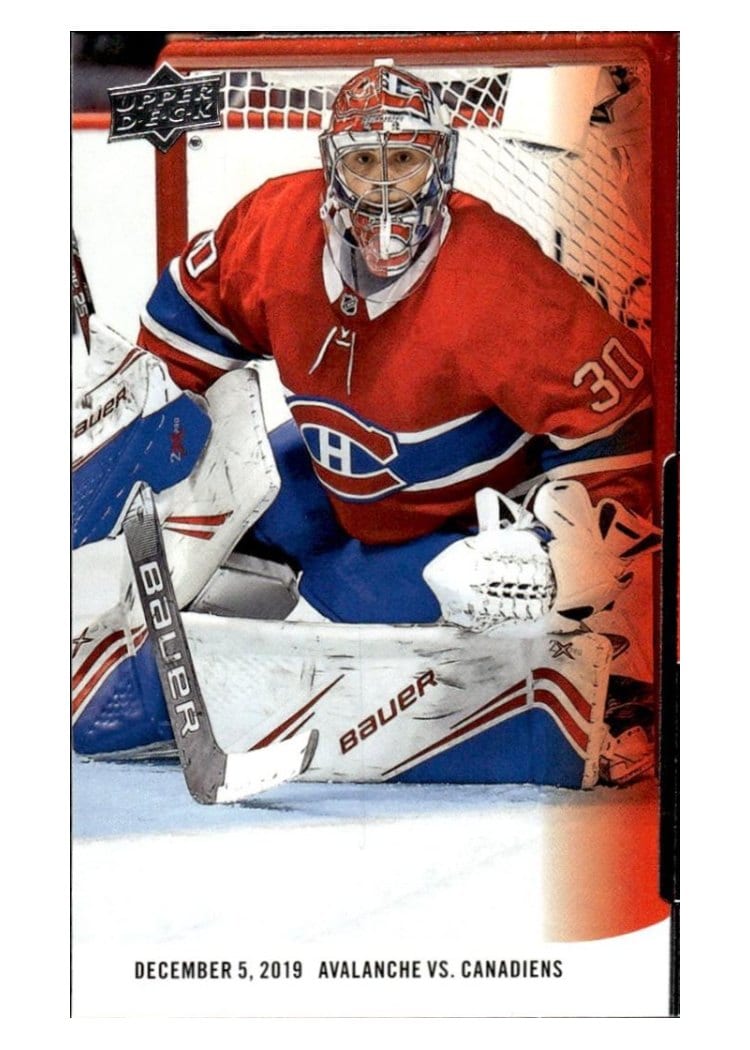 2020-21 Upper Deck Debut Dates Cayden Primeau #DD-4 card