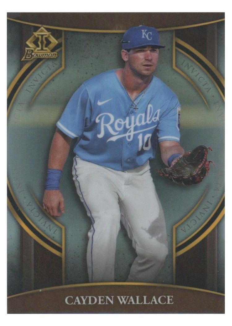 2023 Bowman Chrome Invicta Cayden Wallace #BI-18 card