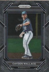 2023 Panini Prizm Base Set Cayden Wallace #74 card