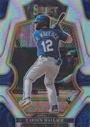 2023 Panini Select Base Set Cayden Wallace #132 card