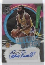 2021-22 Panini Spectra RetroSpect Autographs Cazzie Russell #RSA-CZR card