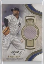 2021 Topps Tier One Relics CC Sabathia #T1R-CS