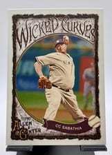 2025 Topps Allen & Ginter Wicked Curves CC Sabathia #WC-25 card