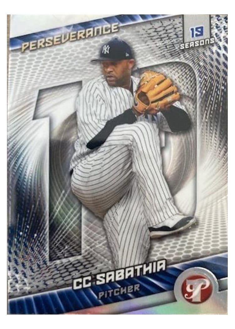 2025 Topps Pristine Perseverance CC Sabathia #P-4 card