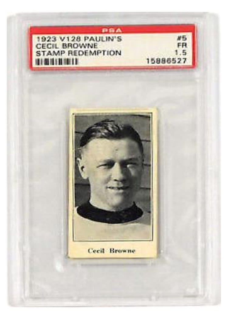 1923 V128 Paulin's Cecil Browne #5 card