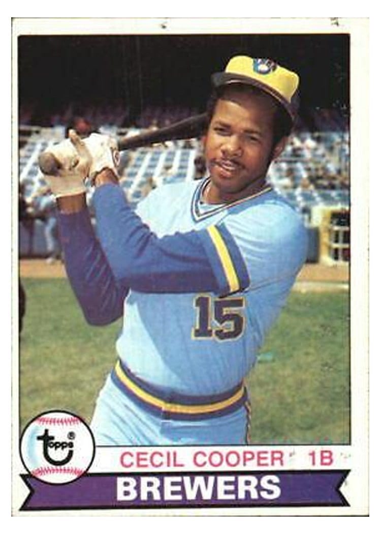 1979 Topps Cecil Cooper #325 card