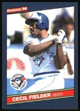 1986 Donruss Cecil Fielder #512 card