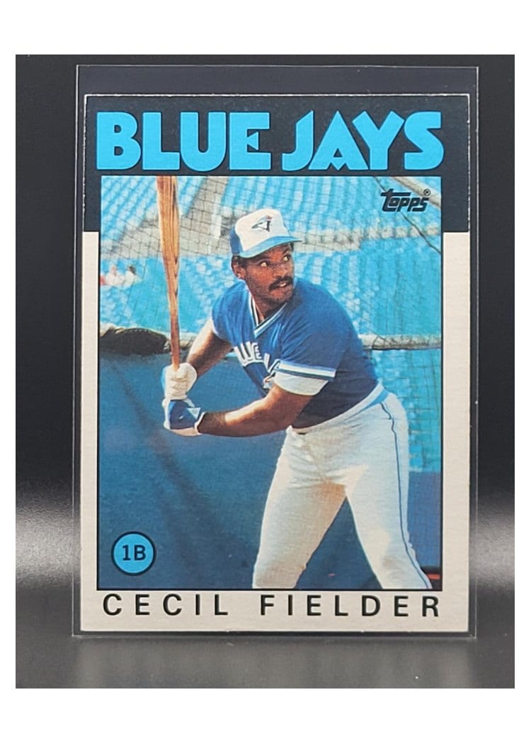 1986 Topps Cecil Fielder #386 card