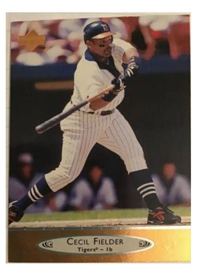 1996 Upper Deck Cecil Fielder #70 card