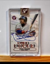 2022 Topps Pristine Pure Power Autographs Cecil Fielder #PPA-CF