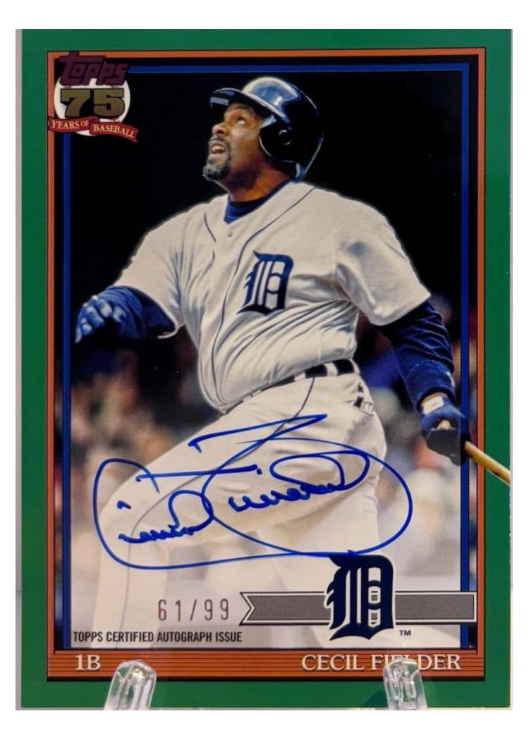 2026 Topps 1991 Topps Autographs Cecil Fielder #91A-CEC card