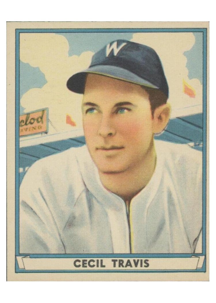 1941 Play Ball Cecil Travis #48 card