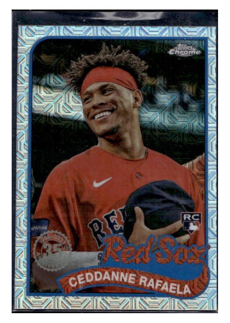 2024 Topps 1989 Topps Baseball 35th Anniversary Chrome (Series One) Ceddanne Rafaela #T89C-20 card