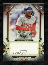 2024 Topps Triple Threads Single Jumbo Relics Ceddanne Rafaela #SJR-RAFA card