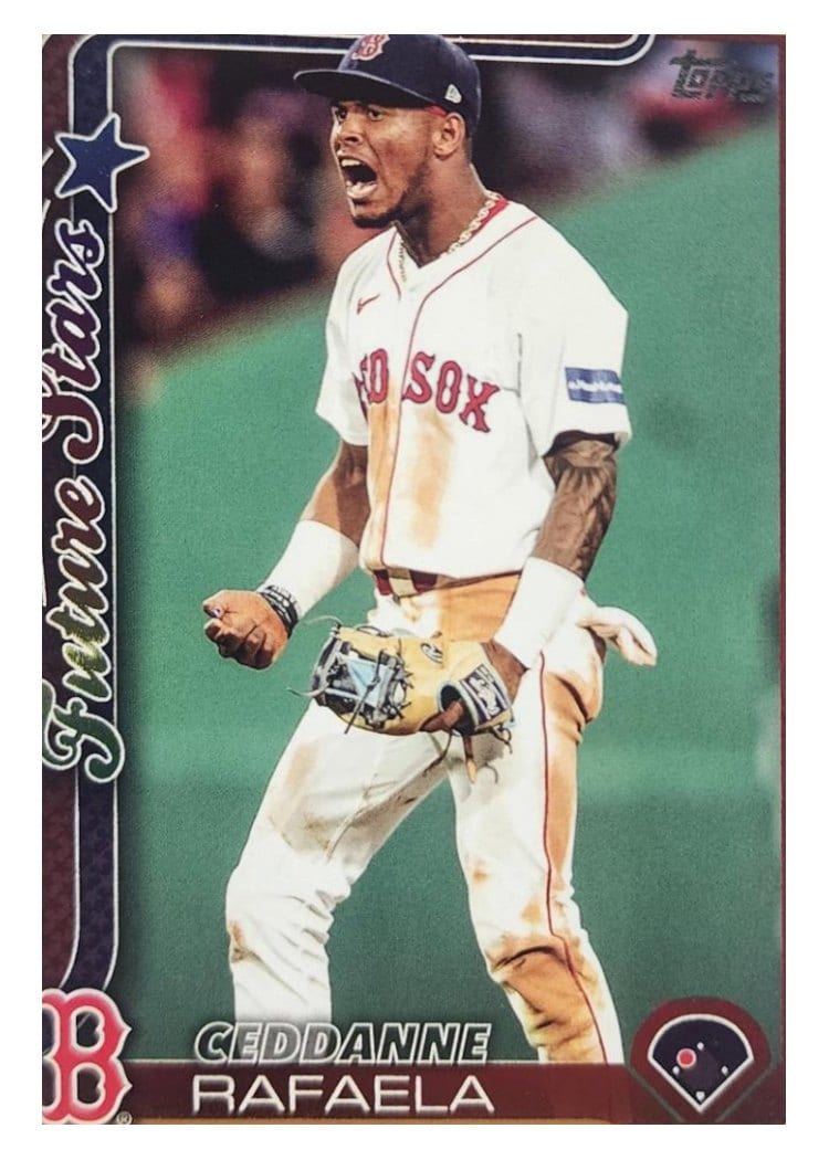 2025 Topps Base Set Ceddanne Rafaela Gold #148 card