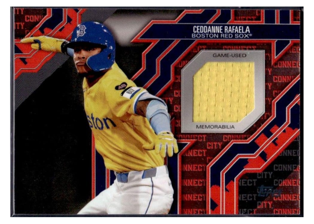2025 Topps City Connect Swatch Collection Series One Ceddanne Rafaela #CC-CR card