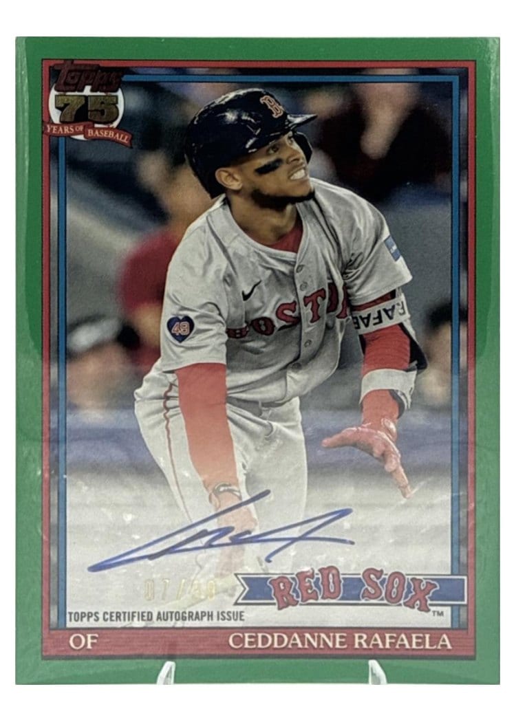 2026 Topps 1991 Topps Autographs Ceddanne Rafaela #91A-RAF card